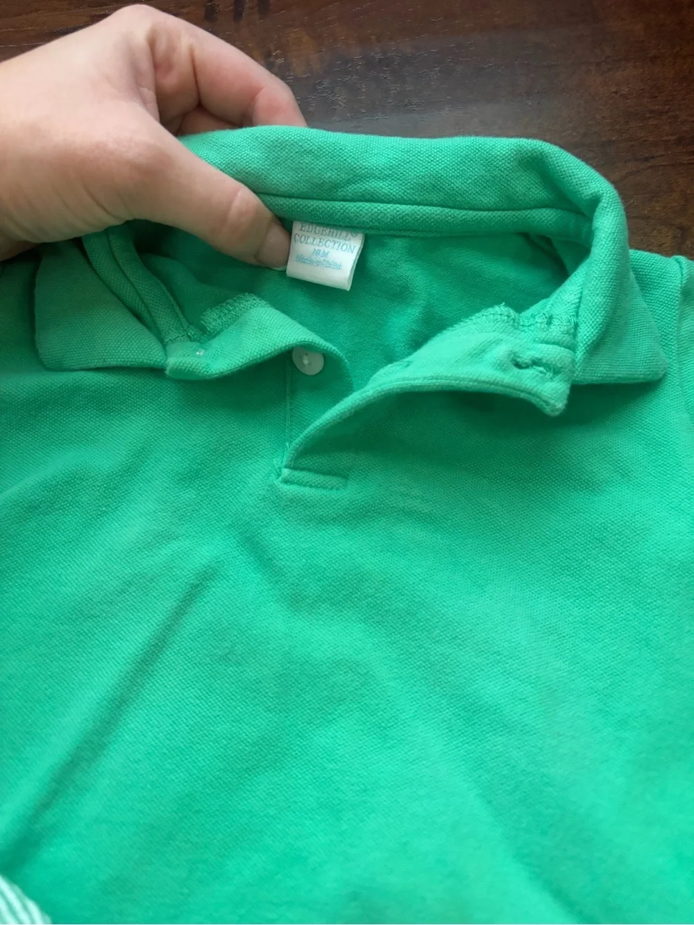 Toddler Boy Green Polo Shirt and Pants Set